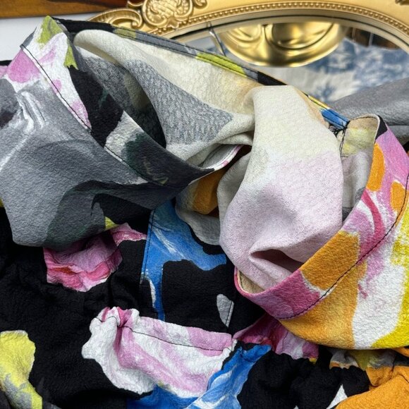 🆕 STINE GOYA 🧿 NWOT Veroma Printed Crepe Midi Dress - Size S - Picture 11 of 16